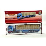 Corgi 1/50 diecast truck issue comprising No. CC13735 Scania R Flatbed and Straw Load in livery of