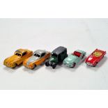 Dinky diecast vehicle group comprising various issues including Jaguars etc. Generally F to VG. (5)