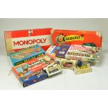 Various vintage / retro games including Monopoly, Thunderbirds and other items. Generally appear