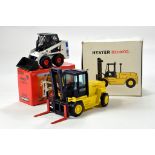 NZG scarce issue of Hyster Lift Truck plus GAMA Bobcat Wheel Loader. Generally E to NM in Boxes. (