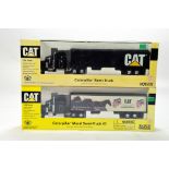 Norscot 1/64 Truck issues comprising CAT Truck Trailer Combinations. E to NM in Boxes. (2)