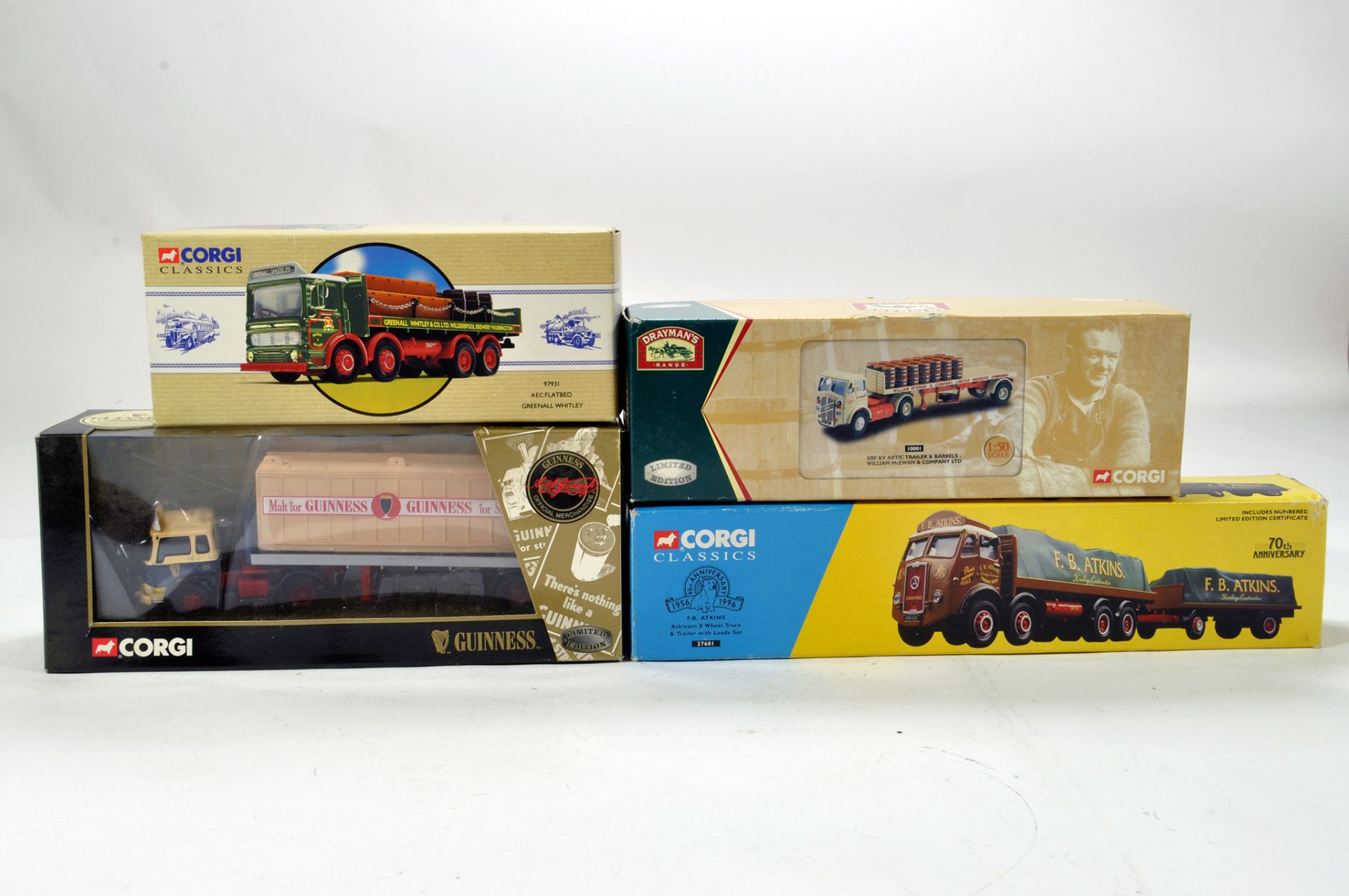 Assorted Corgi Commercial Diecast group comprising various issues inc Brewery models. Generally E to