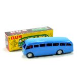 An Empire Made Friction Driven Plastic Bus in Blue with Box. E to NM.