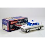 Palitoy Bradgate Z Victor 4 Talking Triumph 2000 Police Car. Battery Operated. Displays well but
