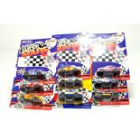 A group of carded Matchbox issues comprising special series Racing Stars. E to NM. (9)