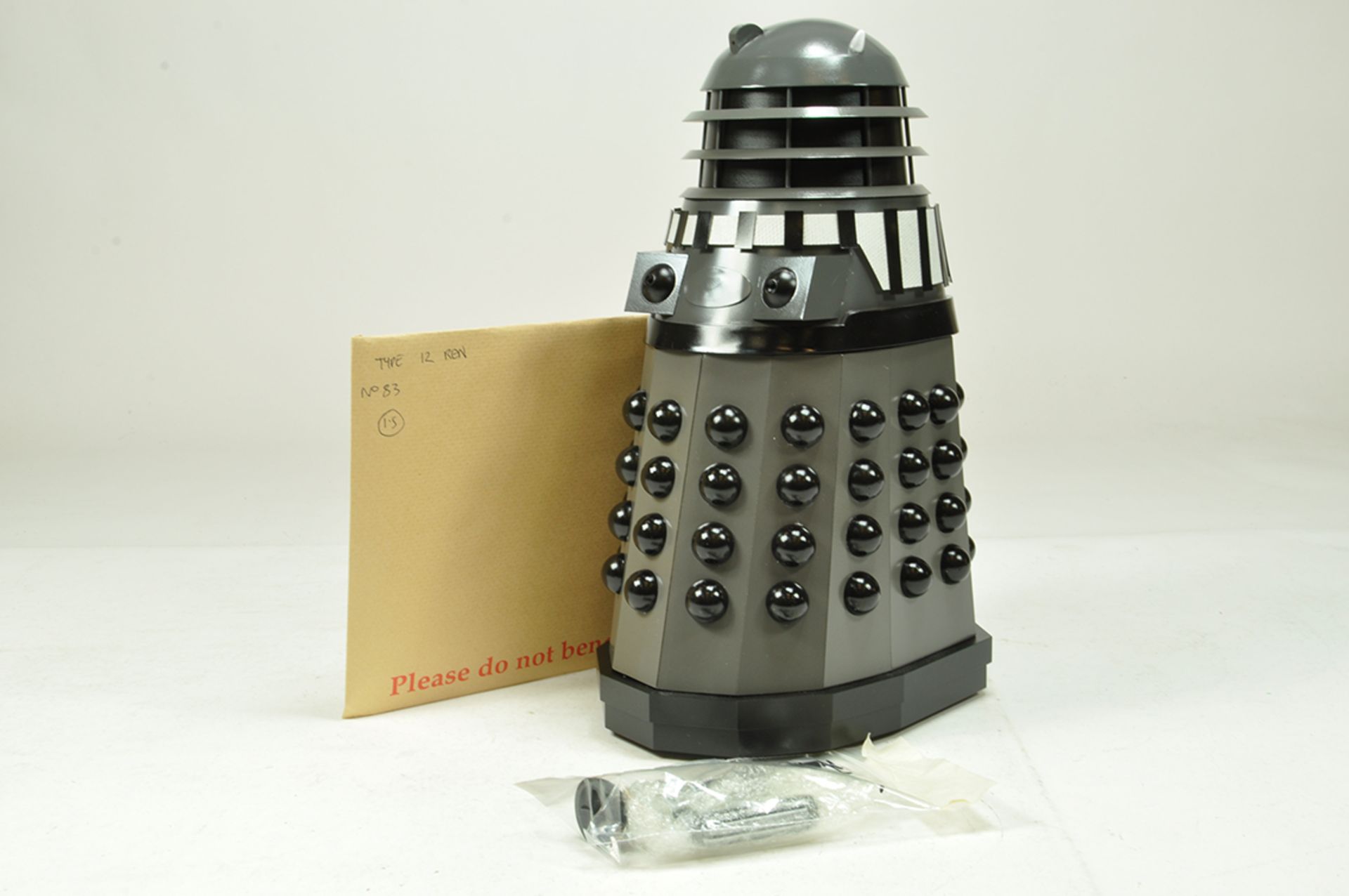 ARC Series of 1/5 scale Handbuilt Dr Who Dalek issues comprising Type 12 No. 83 Dalek. Complete with