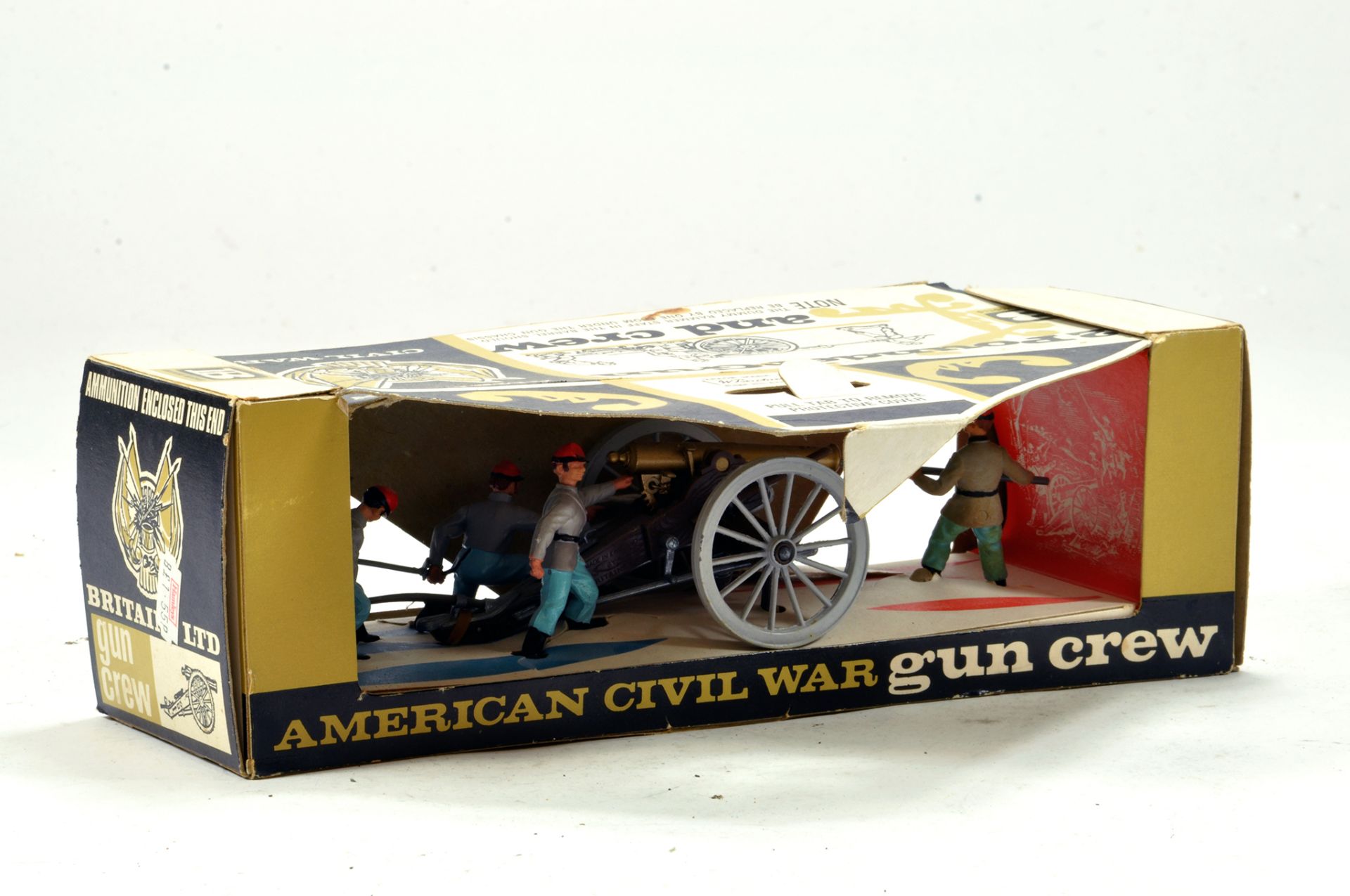 Britains American Civil War Gun Crew Set. Generally E.