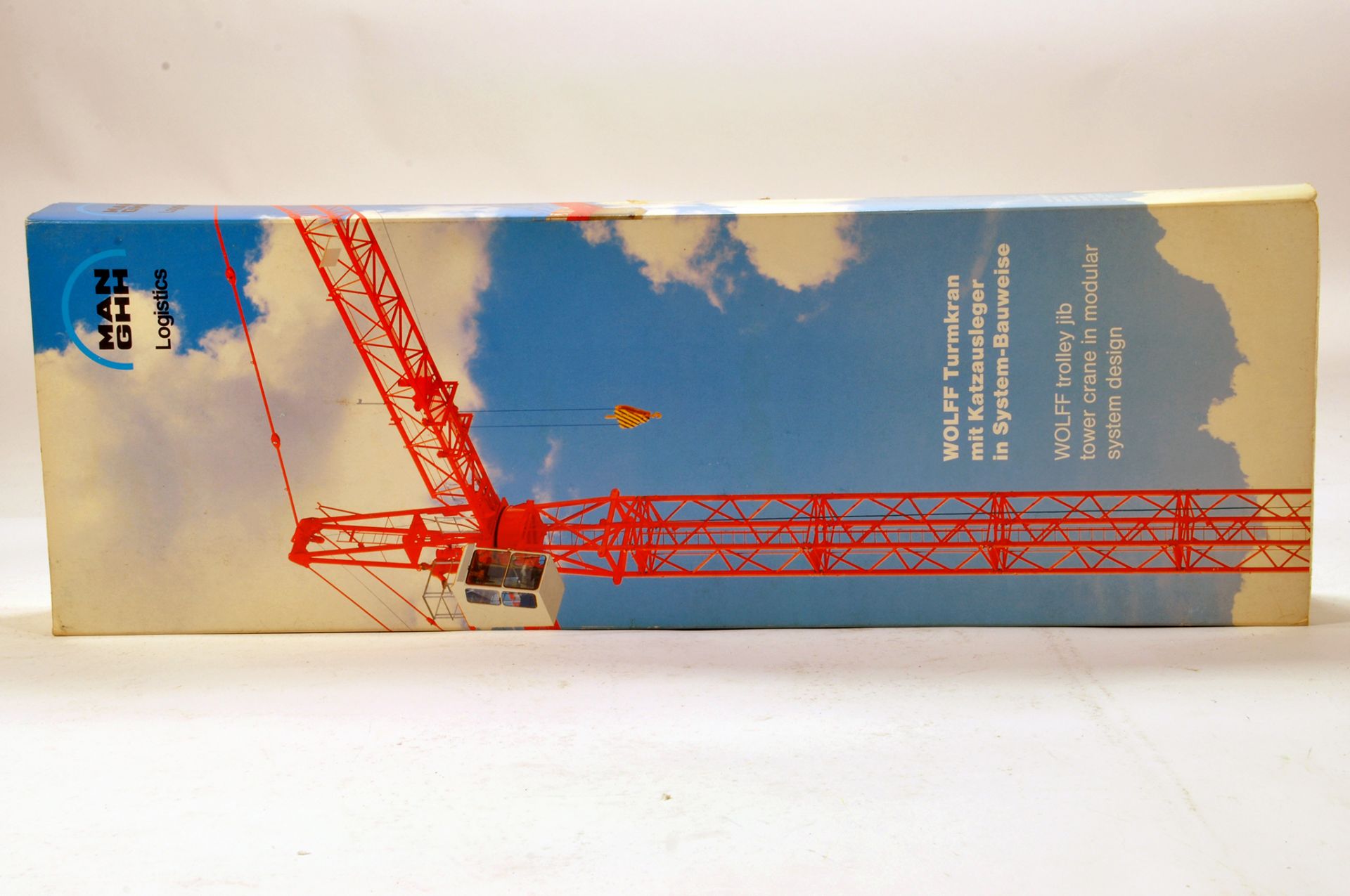 Conrad 1/87 Construction issue comprising MAN Wolffkran Tower Crane. Generally E to NM.