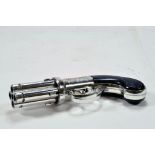 Novelty Vintage Toy Gun, finished in bright chrome.
