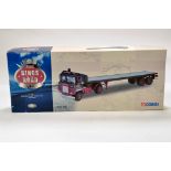 Corgi 1/50 diecast truck issue comprising No. CC12601 Scammell Crusader Flatbed Trailer in livery of