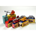 Assorted boxed diecast including Matchbox King Size plus Corgi. Generally G to E in F Boxes. (5)
