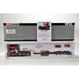 WSI 1/50 diecast precision truck issue comprising Volvo FH with Low Loader Trailer in livery of John