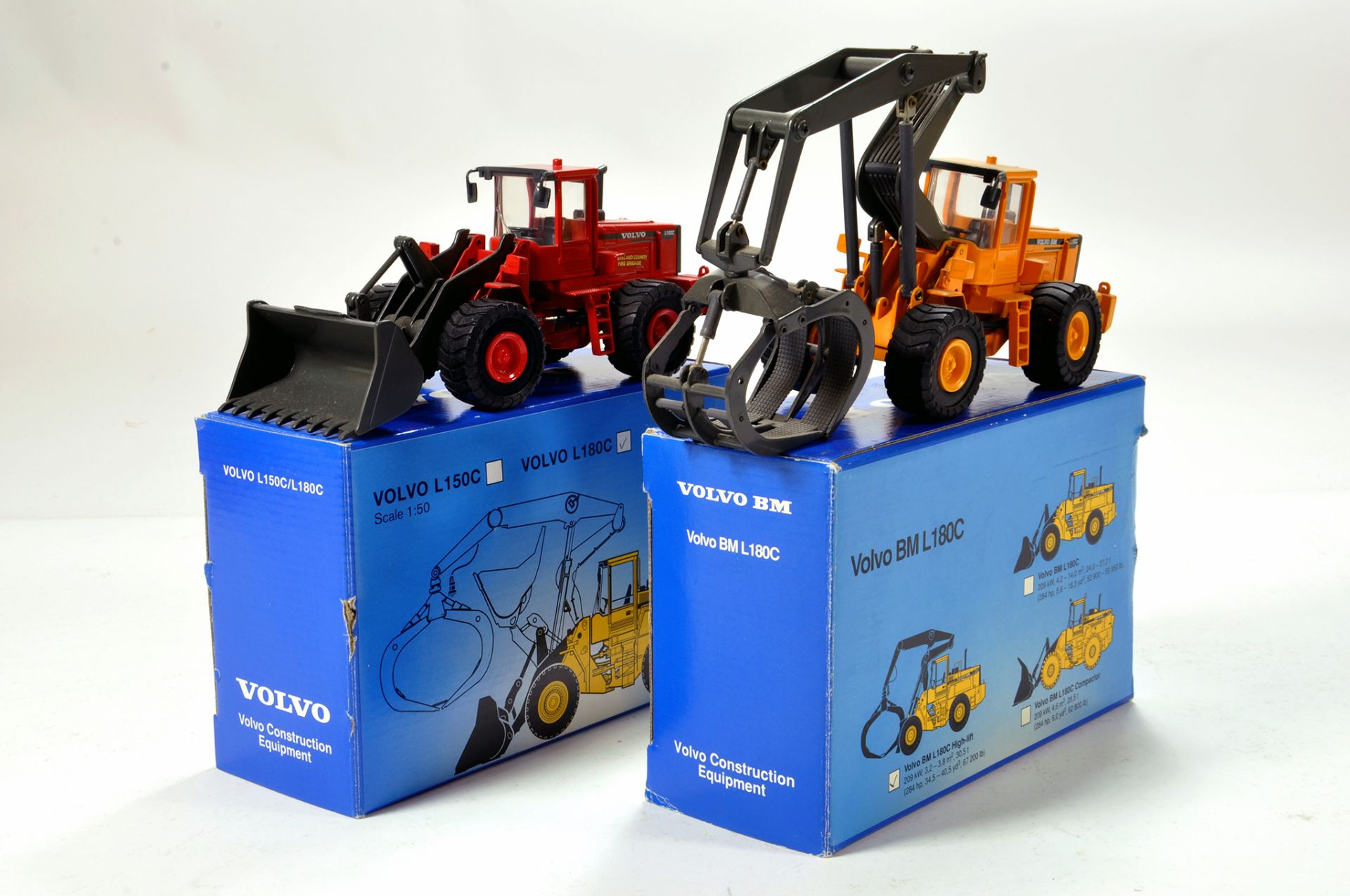 Volvo Diecast Construction issues comprising High Lift Wheel Loader and Wheel Loader. E to NM in