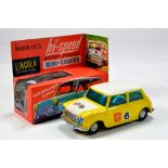 Lincoln International Battery Operated Mini Cooper - Graham Hill in yellow. Untested but displays