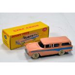 Dinky No. 173 Nash Rambler in salmon pink with mid-blue flashes and silver trim. Fine example is E