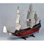 A spectacular model ship kit of Swedish Flagged issue. Sunk 1825. Impressive large model.