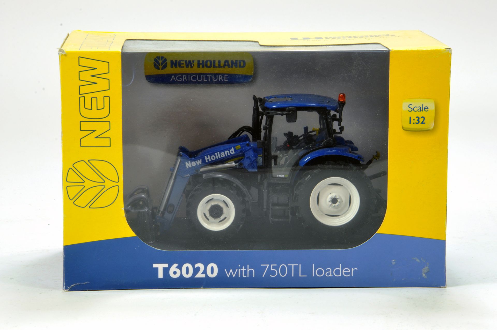 Universal Hobbies 1/32 Farm Issue comprising New Holland T6020 Tractor with Loader. Generally VG