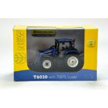 Universal Hobbies 1/32 Farm Issue comprising New Holland T6020 Tractor with Loader. Generally VG