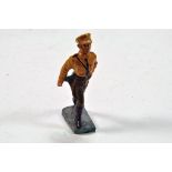 Scarce Elastolin Composition figure comprising 7-8 cm Hitler Youth Marching older Boy. Original