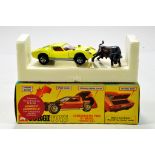 Corgi Whizzwheels No. 342 Lamborghini P400 GT Miura with fluroescent body, red interior, black