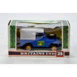 Britains 1/32 Farm Issue comprising Land Rover Defender. E to NM in VG To E box.