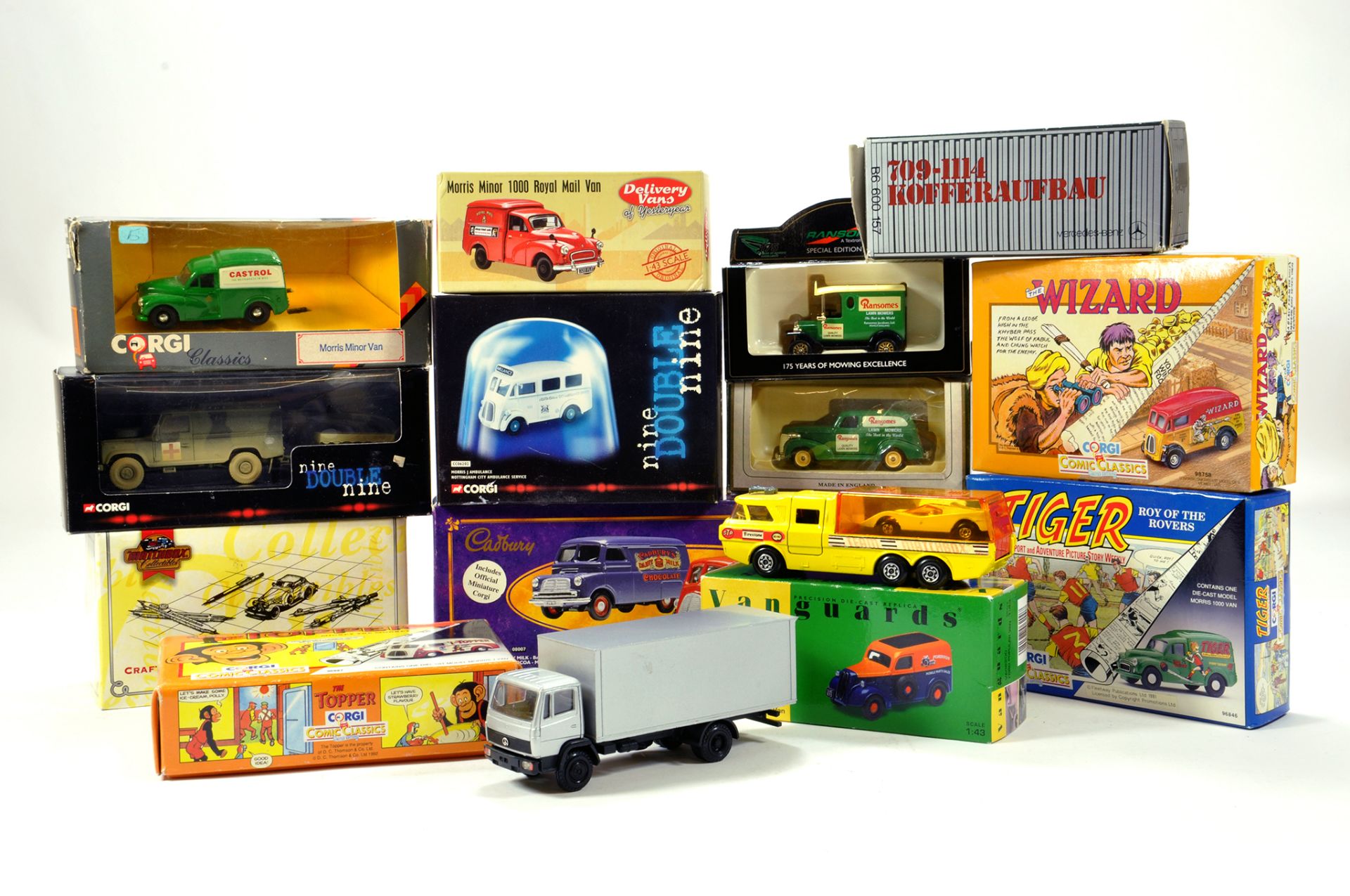 Assorted Mainly Corgi Commercial group comprising various boxed models. Generally E to NM in Boxes.