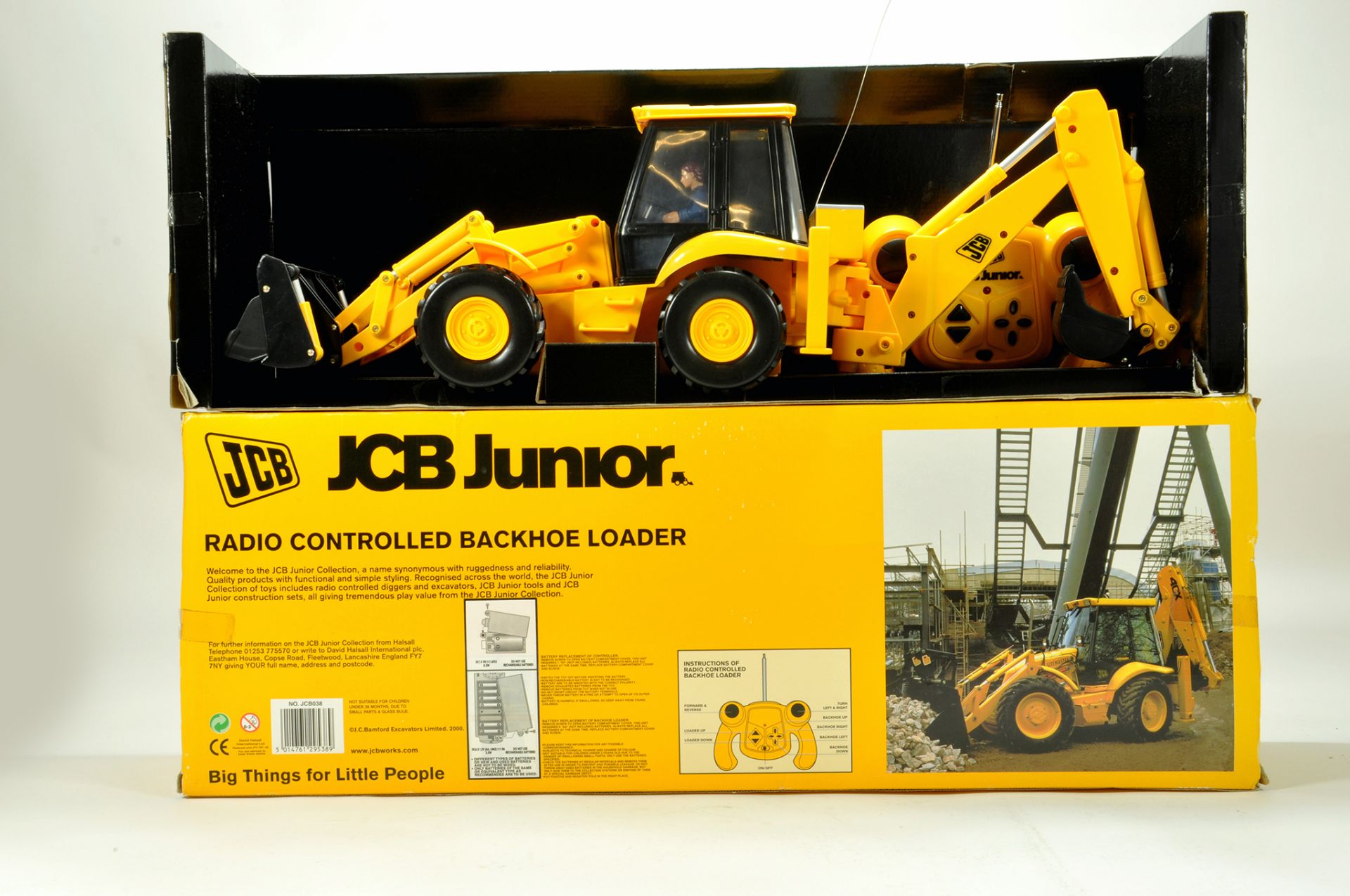 JCB Junior Large Scale RC Backhoe Loader. Generally E to NM.