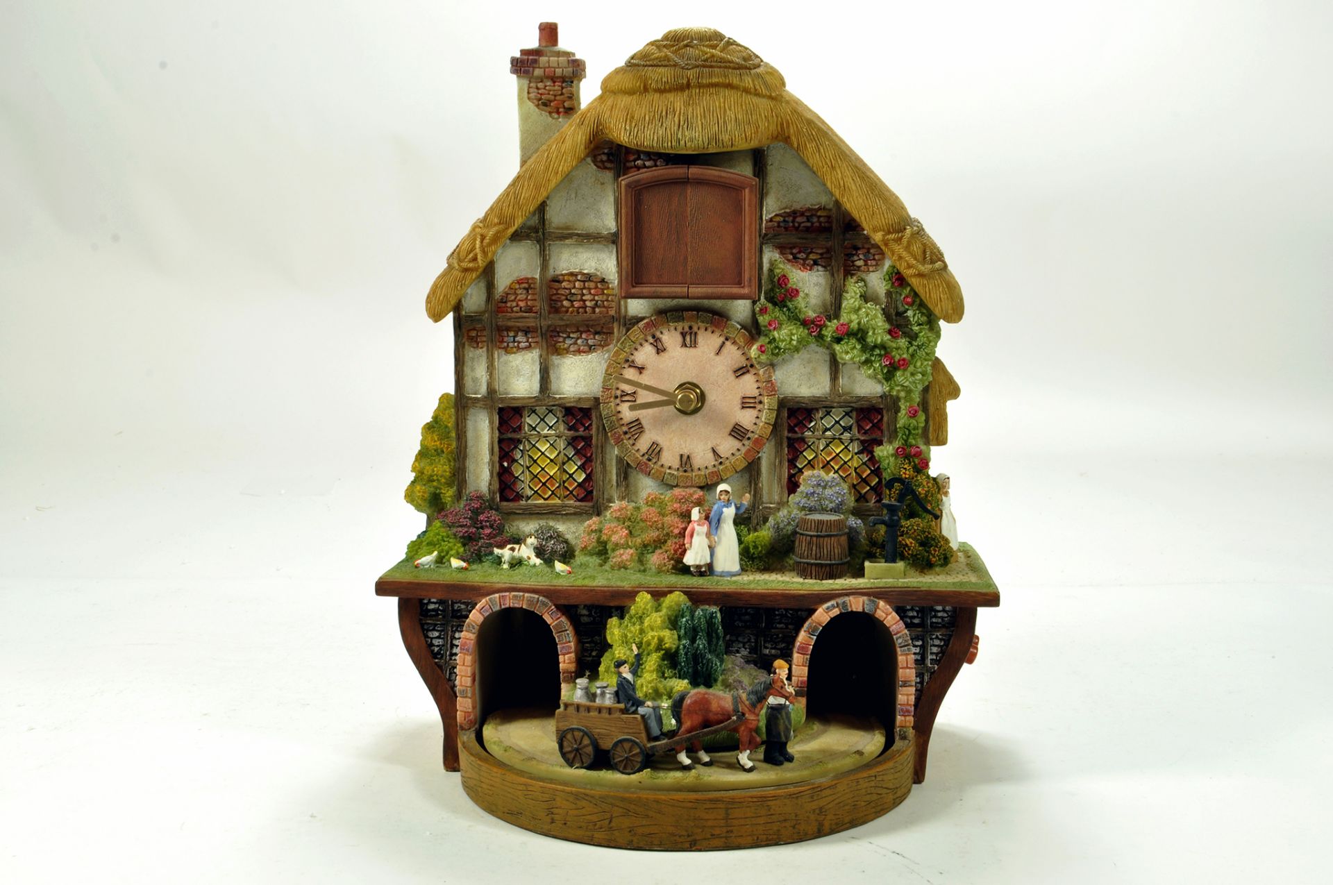 A fine presentation Cuckoo Clock, featuring the Farmhouse. Complete with Box.