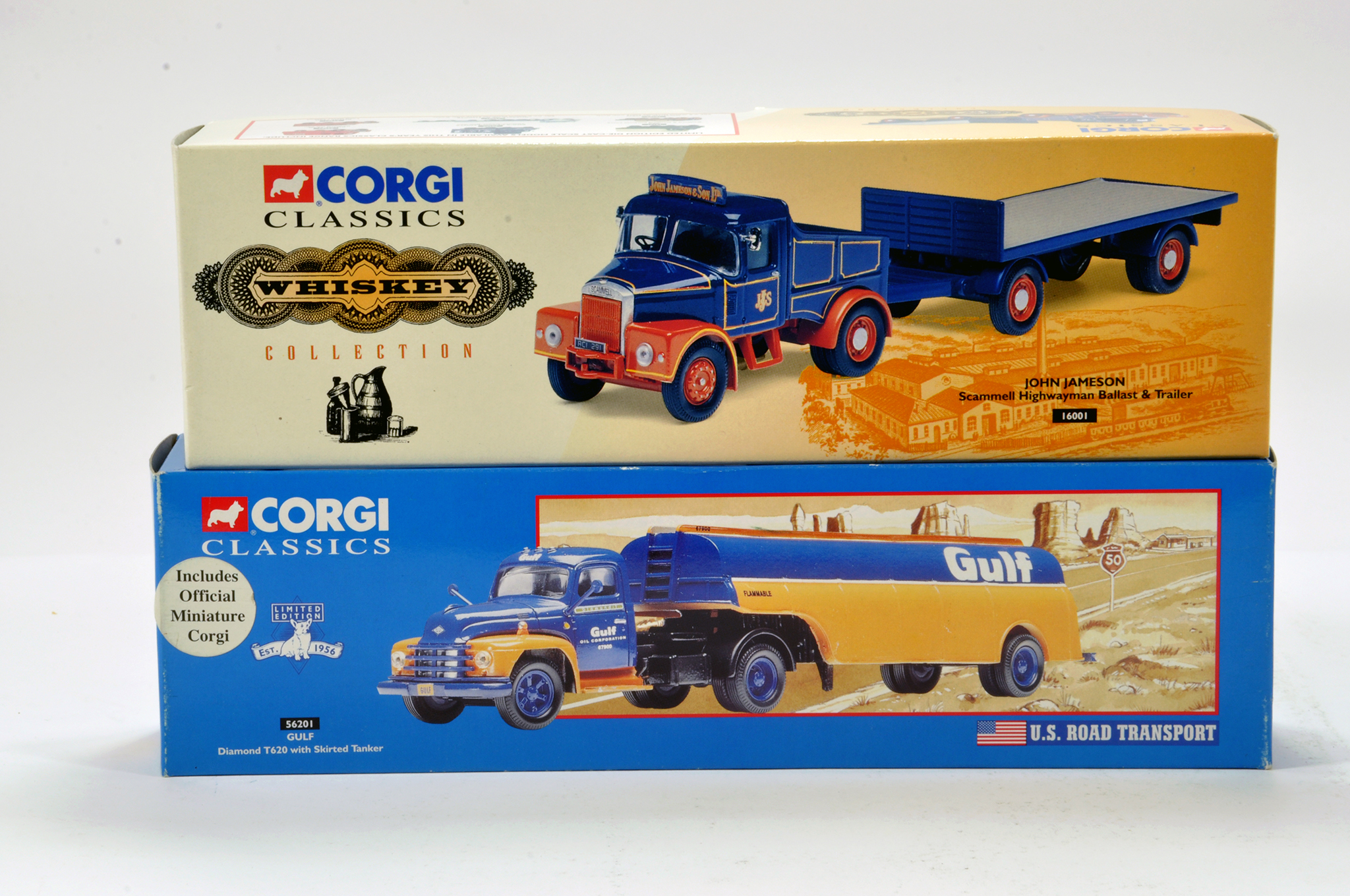 Corgi 1/50 diecast truck issues comprising Corgi Classic commercial issues. E to NM in Boxes. (2)