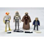 Kenner Early Issue Star Wars Figure issues comprising Cloud Car Pilot, AT AT Driver, 4-LOM and
