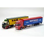 Corgi 1/50 unboxed diecast truck issues comprising Haig and Motward. Generally VG. (2)