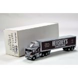 Matchbox Diecast Truck Issue comprising Kenworth Box Trailer in livery of Hersheys. E to NM in Box.