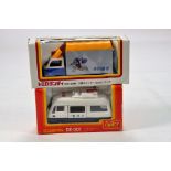 Tomica Dandy diecast duo comprising Ambulance and Goods Van. E to NM in Boxes. (2)