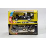 Corgi Diecast duo comprising No. 154 and 155 Racing Cars. E to NM in Boxes.