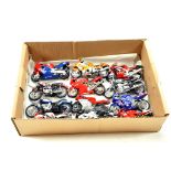 Unboxed diecast Motorbike group. Various issues. Generally E.