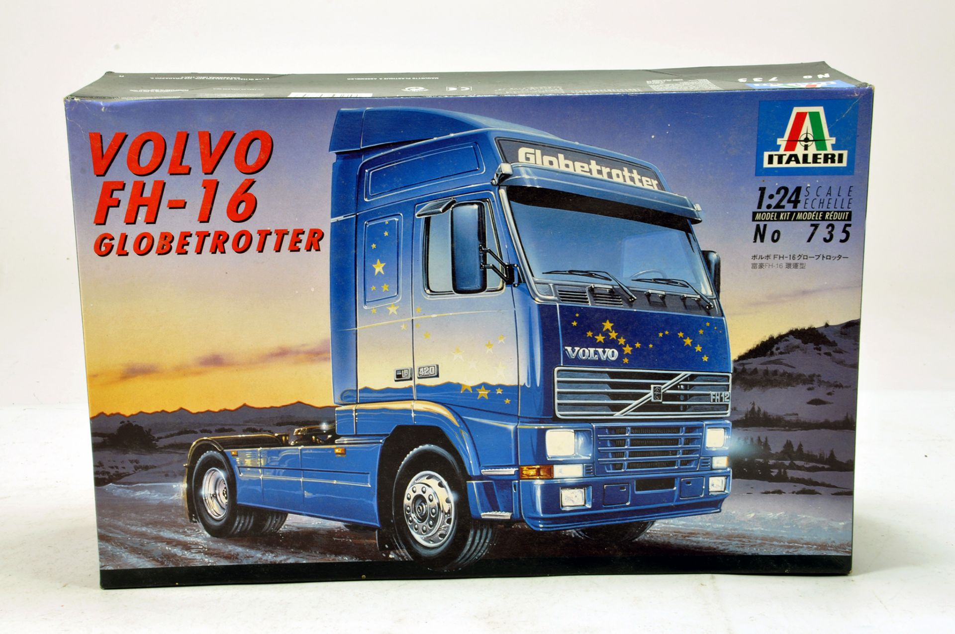 Italeri Complete kit in 1/24 of Volvo FH16 Truck.