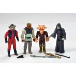 Kenner Early Issue Star Wars Figure issues comprising Nien Nunb, the Emperor, Ree-Yees and Nikto