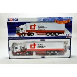 Corgi 1/50 diecast truck issue comprising No. CC15506 Volvo F10 Fridge Trailer in livery of Dukes