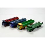 Dinky Diecast commercial group comprising Foden and Leyland issues including Tankers, Chain Lorry