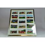 Large Presentation frame of Various Tractor Photographs.