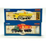 Corgi 1/50 diecast truck issues comprising Corgi Classics BP and Shell Tanker issues. E to NM in