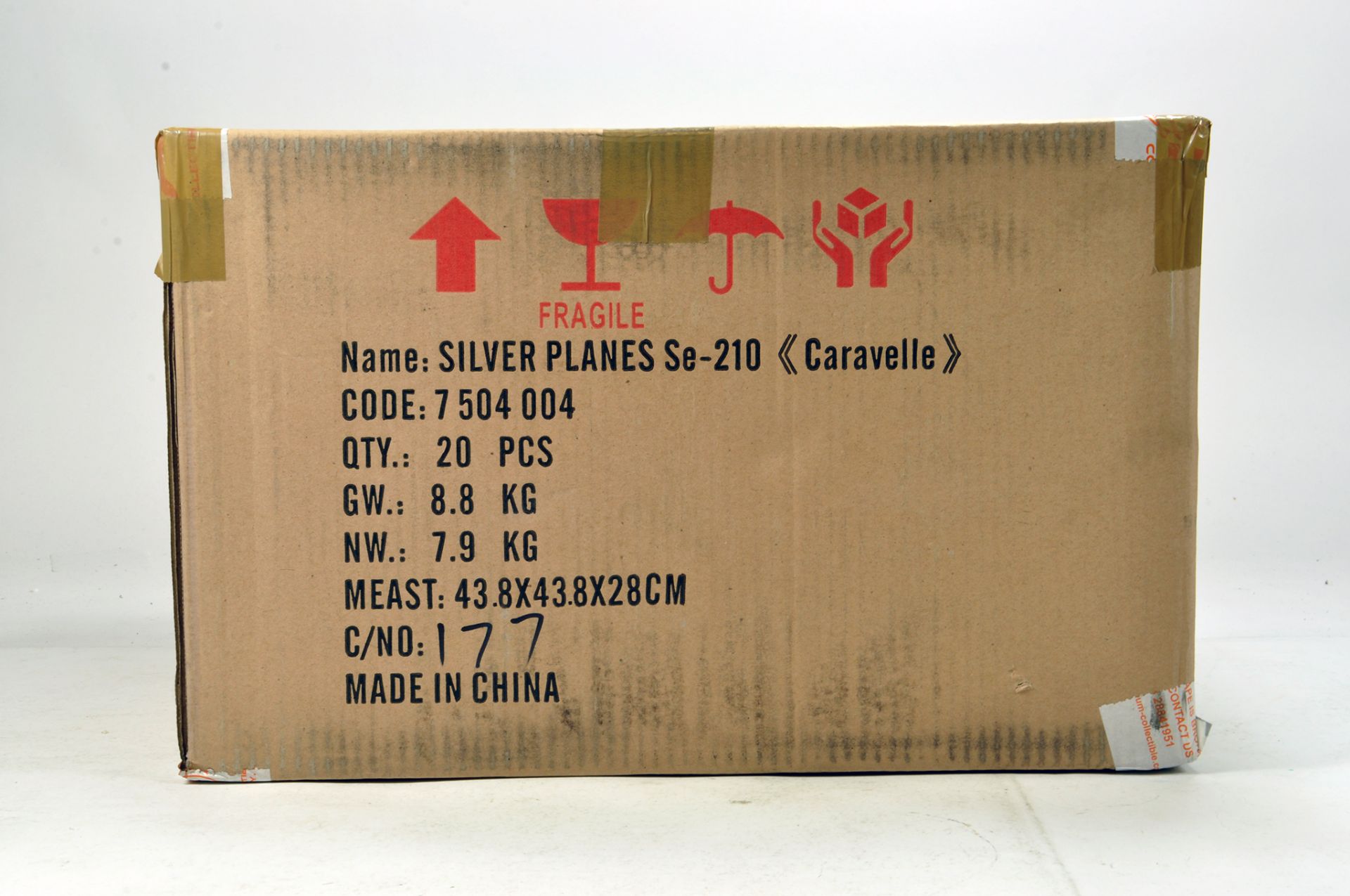 Silver Planes Trade Box of 20 x SE-210 Carvalle. As New.