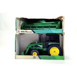 Ertl 1/16 Farm issues comprising John Deere tractor and one other. Generally E to NM. (2)