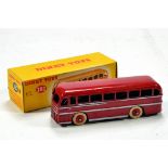 Dinky No. 282 Duple Roadmaster Coach in red with white treaded tyres. Generally E in VG Box.