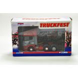 Corgi 1/50 diecast truck issue comprising No. CC13702 Scania R in livery of Garn. Truckfest Special.