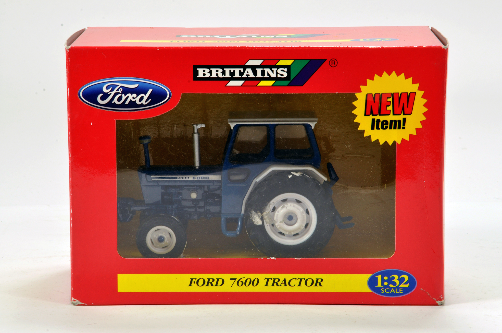 Britains 1/32 Farm Issue comprising Ford 7600 Tractor. Generally E to NM.
