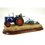 A static presentation piece comprising At the Vintage, a Border Fine Arts model featuring a Fordson