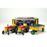 Burago Diecast issue plus Kovap tin Plate Tractor items.