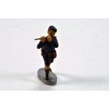 Scarce Elastolin Composition figure comprising 7-8 cm SS boy flute player. Original and Displays