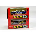 SCX Matchbox Type Scalextric duo. Untested but display well. (2)